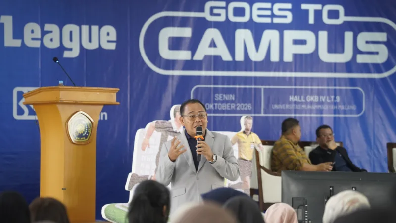 Kupas Ragam Profesi di Industri Sepak Bola, UMM Jadi Tuan Rumah iLeague BRI Goes to Campus