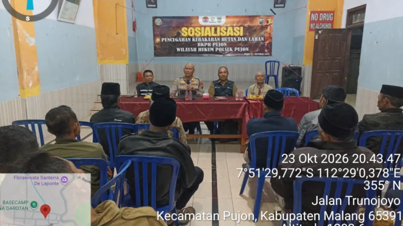 Perhutani Pujon Tegaskan Larangan Membakar Hutan, Pramu Ajak Petani Kompak Cegah Karhutla